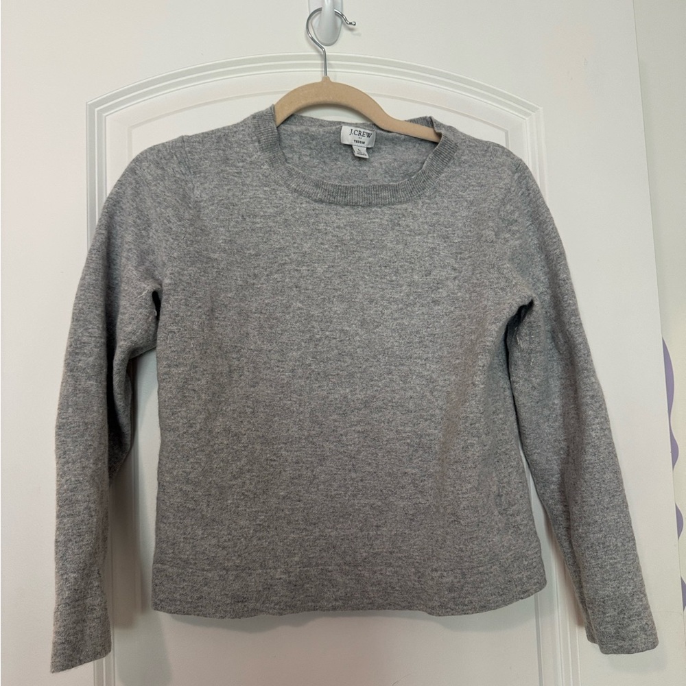 J. Crew Gray Teddie Sweater
